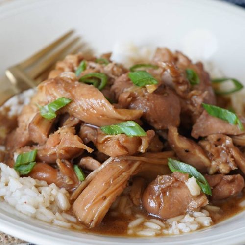 crock pot bourbon chicken