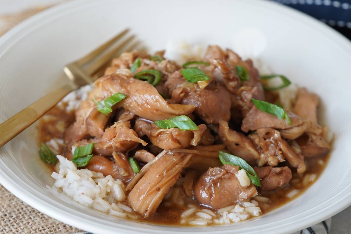 crock pot bourbon chicken