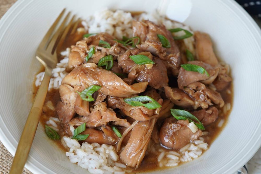 crock pot bourbon chicken