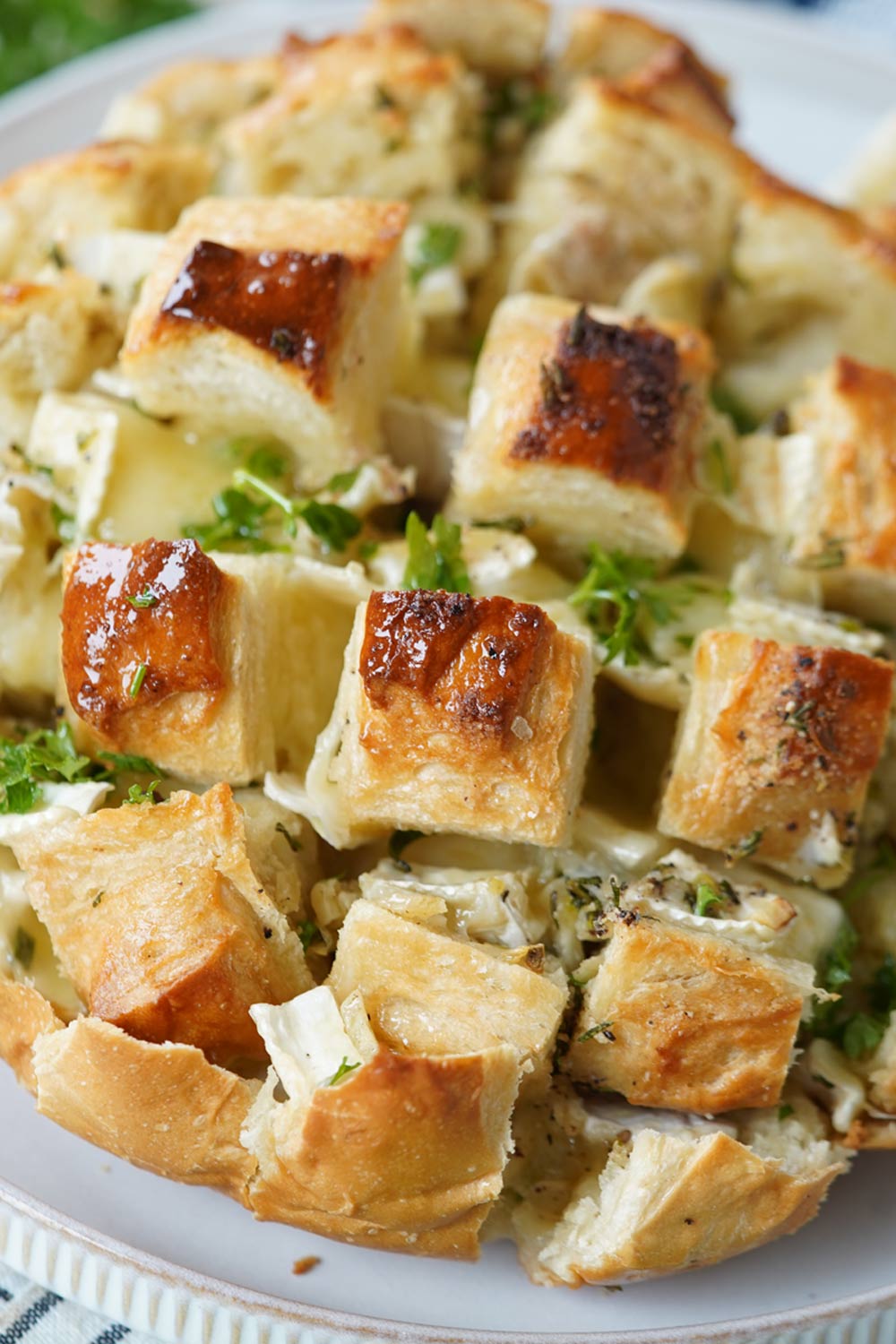 brie pull apart bread