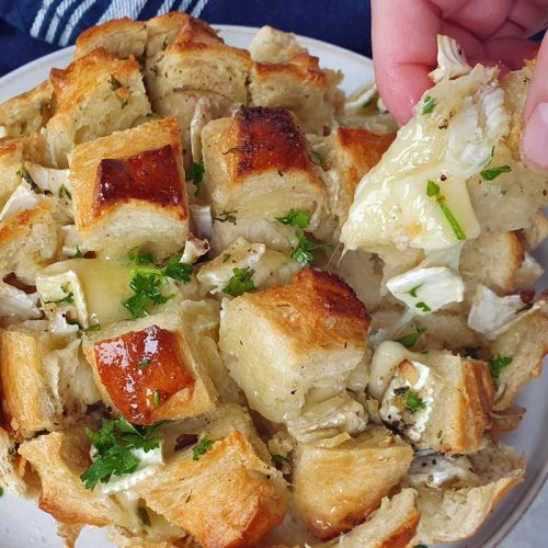 brie pull apart bread