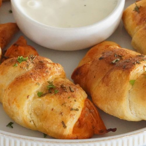 buffalo chicken crescent rolls