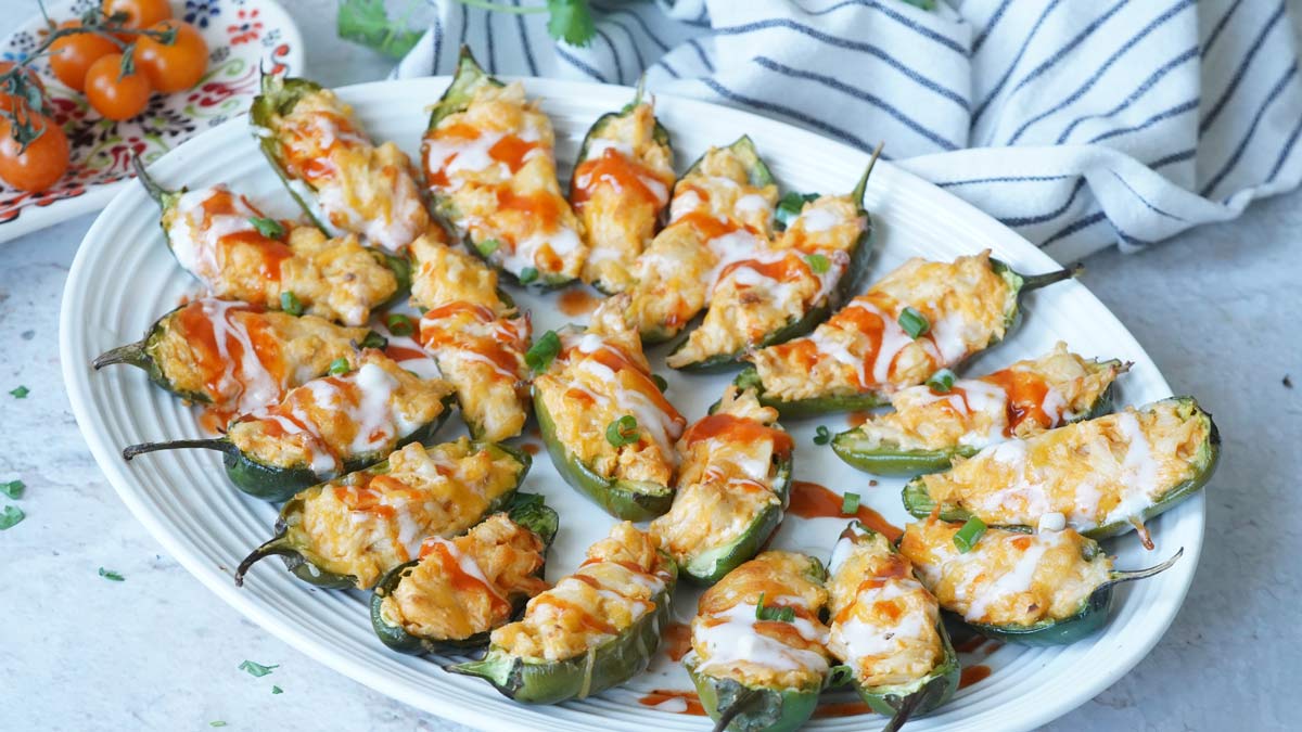 buffalo chicken jalapeno poppers
