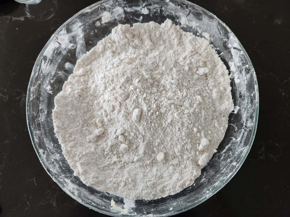 dry ingredients for Buttermilk biscuits