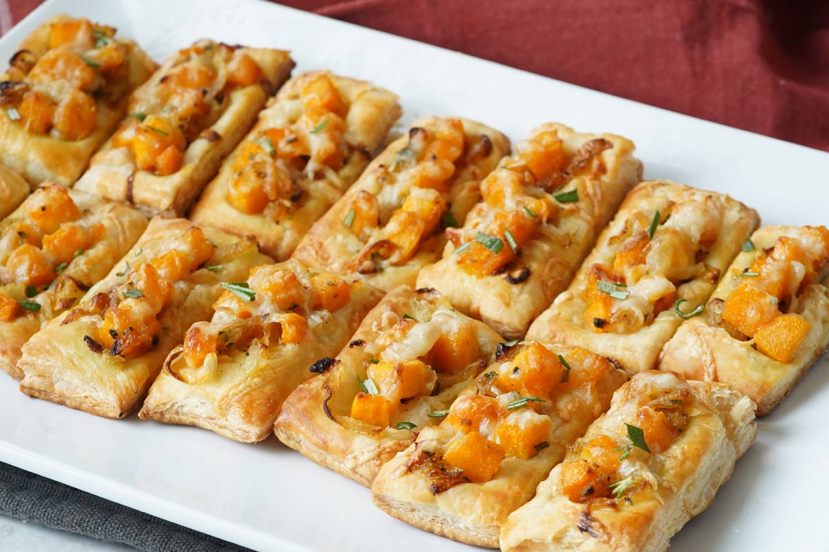 pumpkin rosemary puff pastry