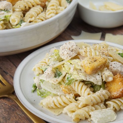 chicken caesar pasta salad