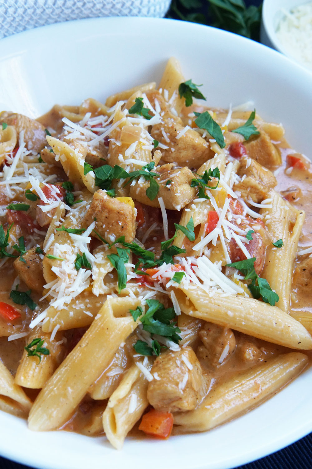 Cajun chicken pasta
