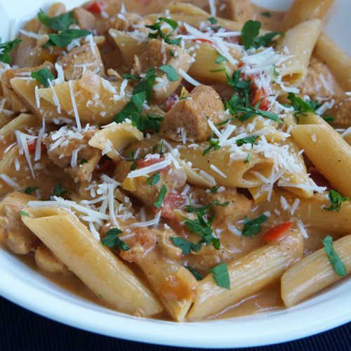 Cajun chicken pasta