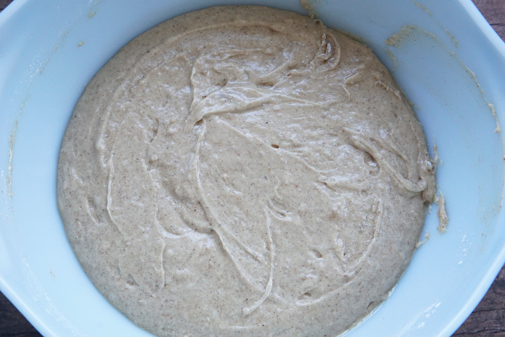 Wet ingredients for cupcakes