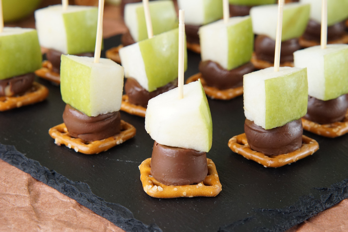 caramel apple bites