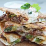 Carne asada quesadillas