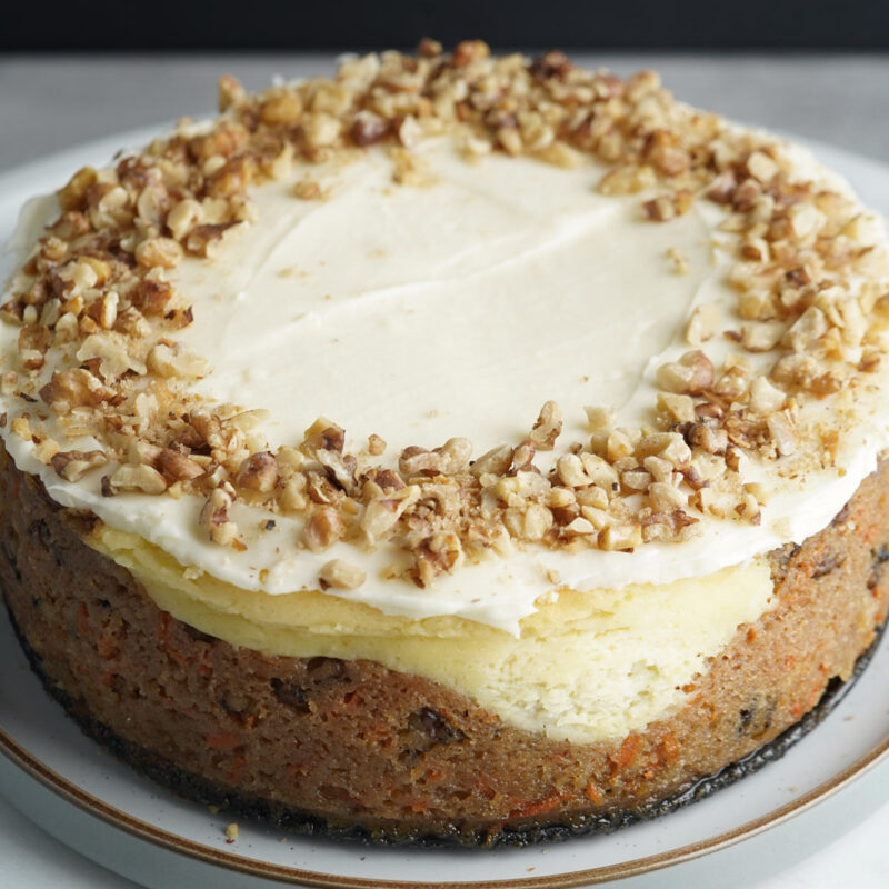 Carrot cake cheesecake