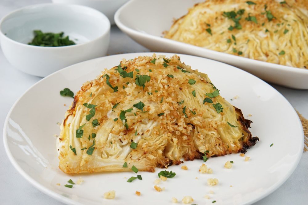 Charred miso butter wedges