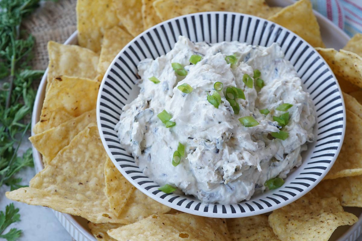 Charred Scallion & Roasted Garlic Dip
