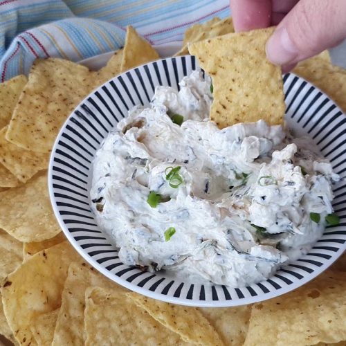 charred scallion dip