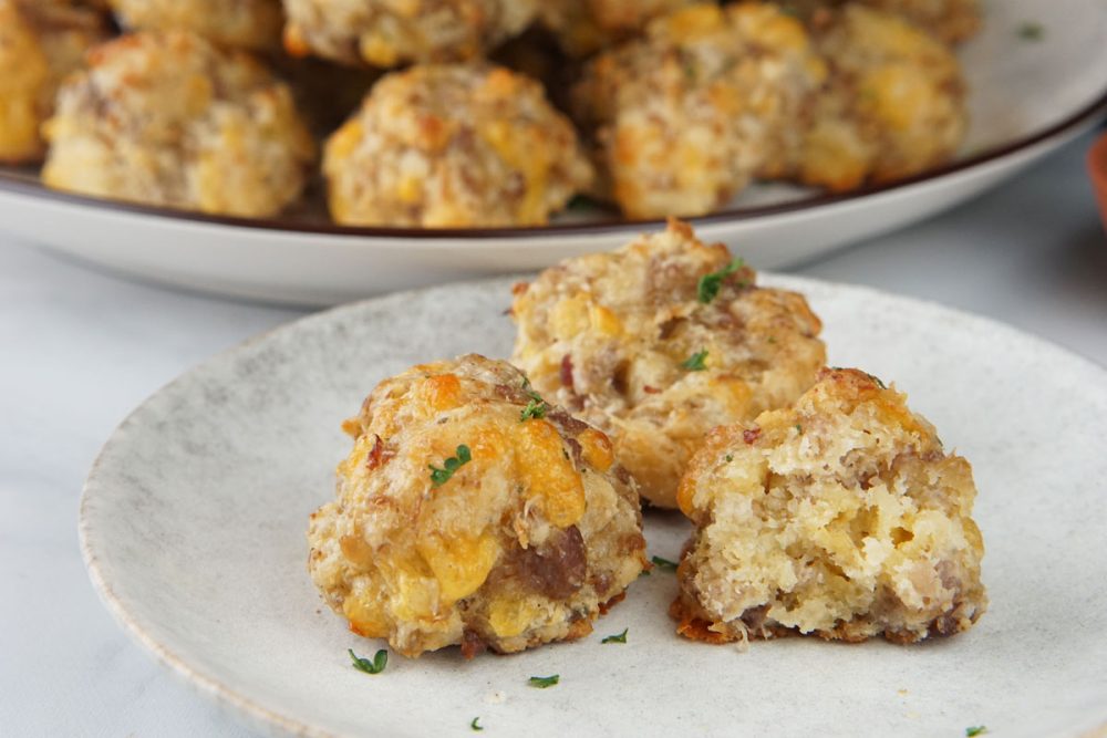 Cheddar bay sausage balls