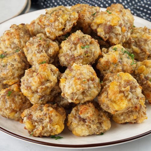 Cheddar bay sausage balls
