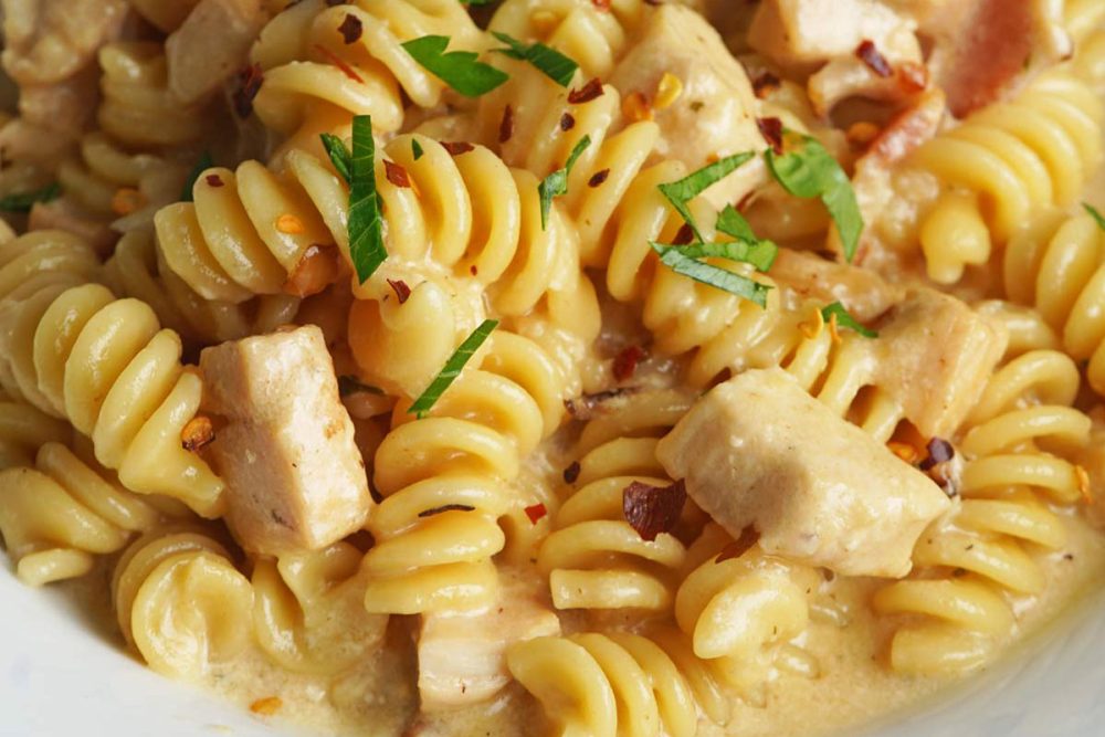 chicken bacon ranch pasta