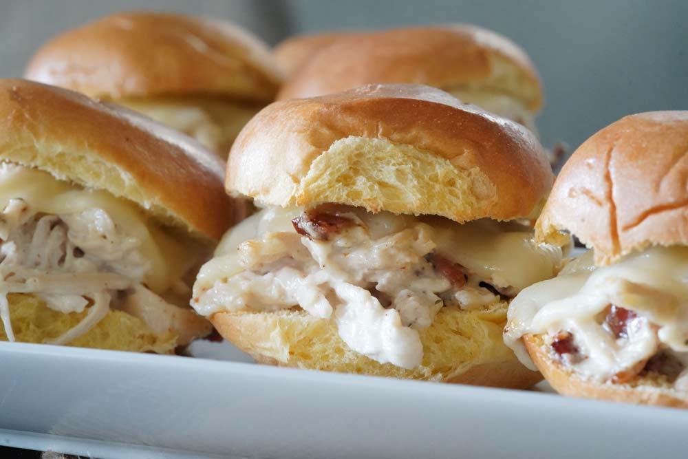 chicken bacon ranch sliders
