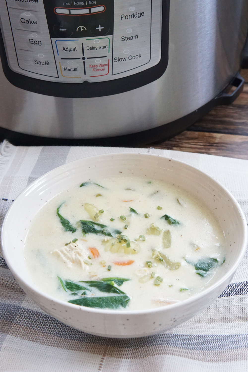 Instant Pot chicken gnocchi soup
