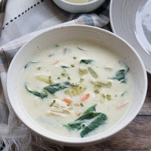 Instant Pot chicken gnocchi soup
