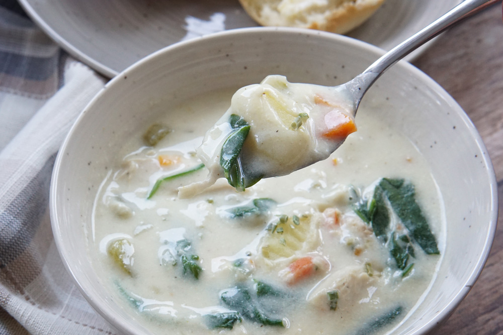 Instant Pot chicken gnocchi soup