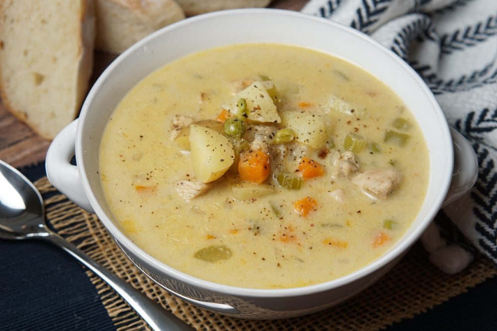 chicken pot pie soup