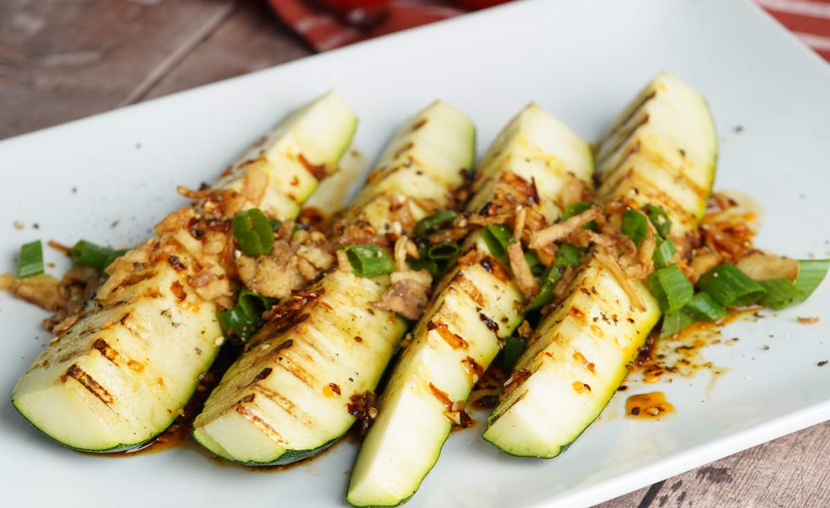 chili crunch zucchini