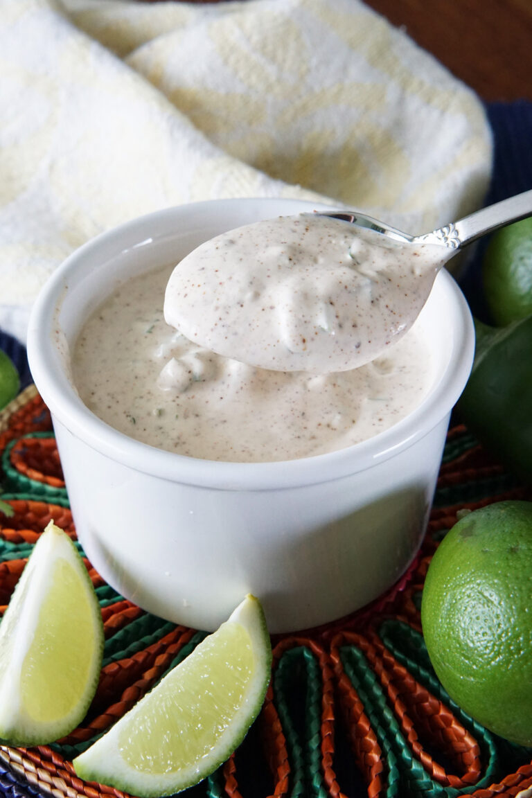 Cilantro Lime Sauce for Fish Tacos A Food Lover's Kitchen