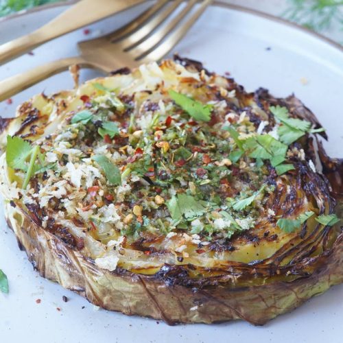 chimichurri cabbage