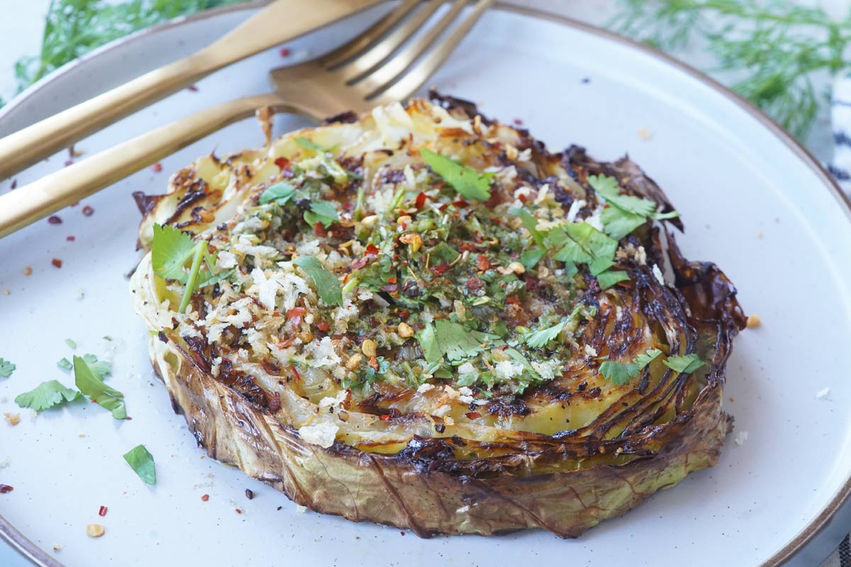 chimichurri cabbage