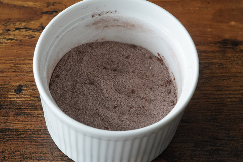 Chocolate Lava Mug Cake dry mix
