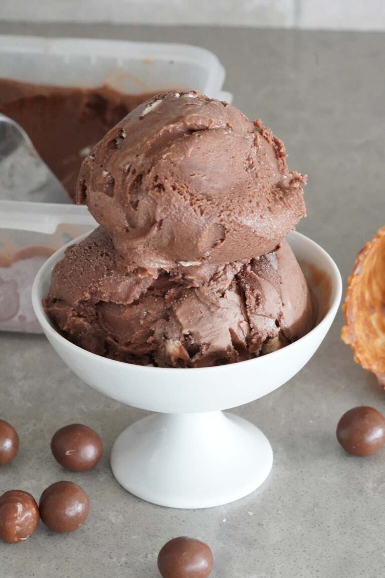 Chocolate Malted Crunch Ice Cream A Food Lover's Kitchen