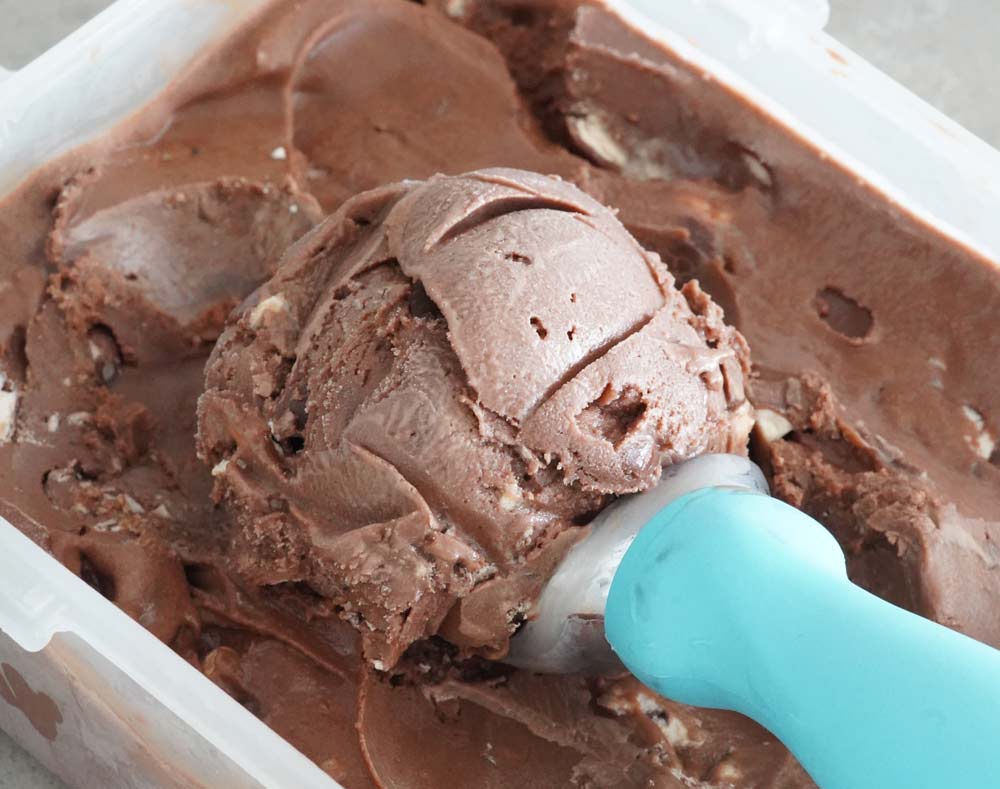 Chocolate Malted Crunch Ice Cream - A Food Lover's Kitchen