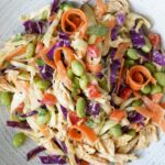 Thai chopped salad with peanut sauce