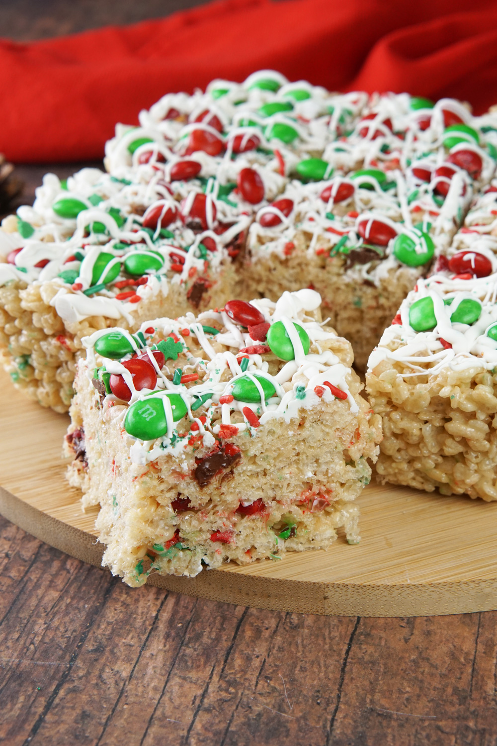 Christmas rice krispies treats