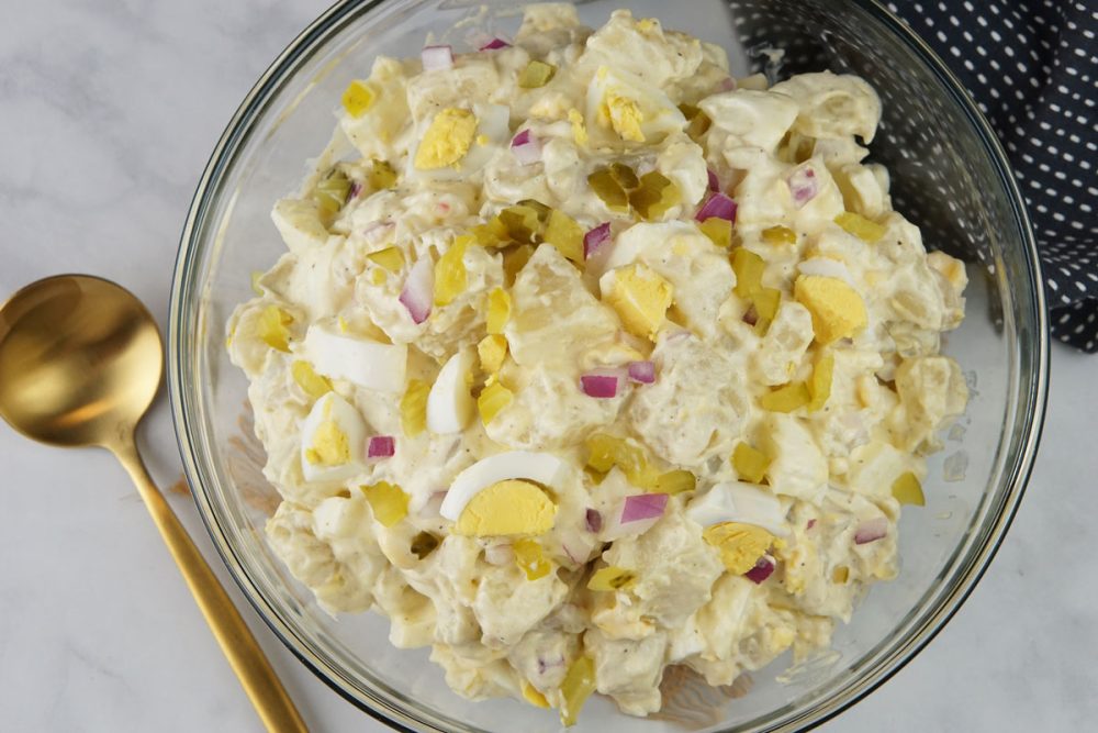 Classic creamy potato salad