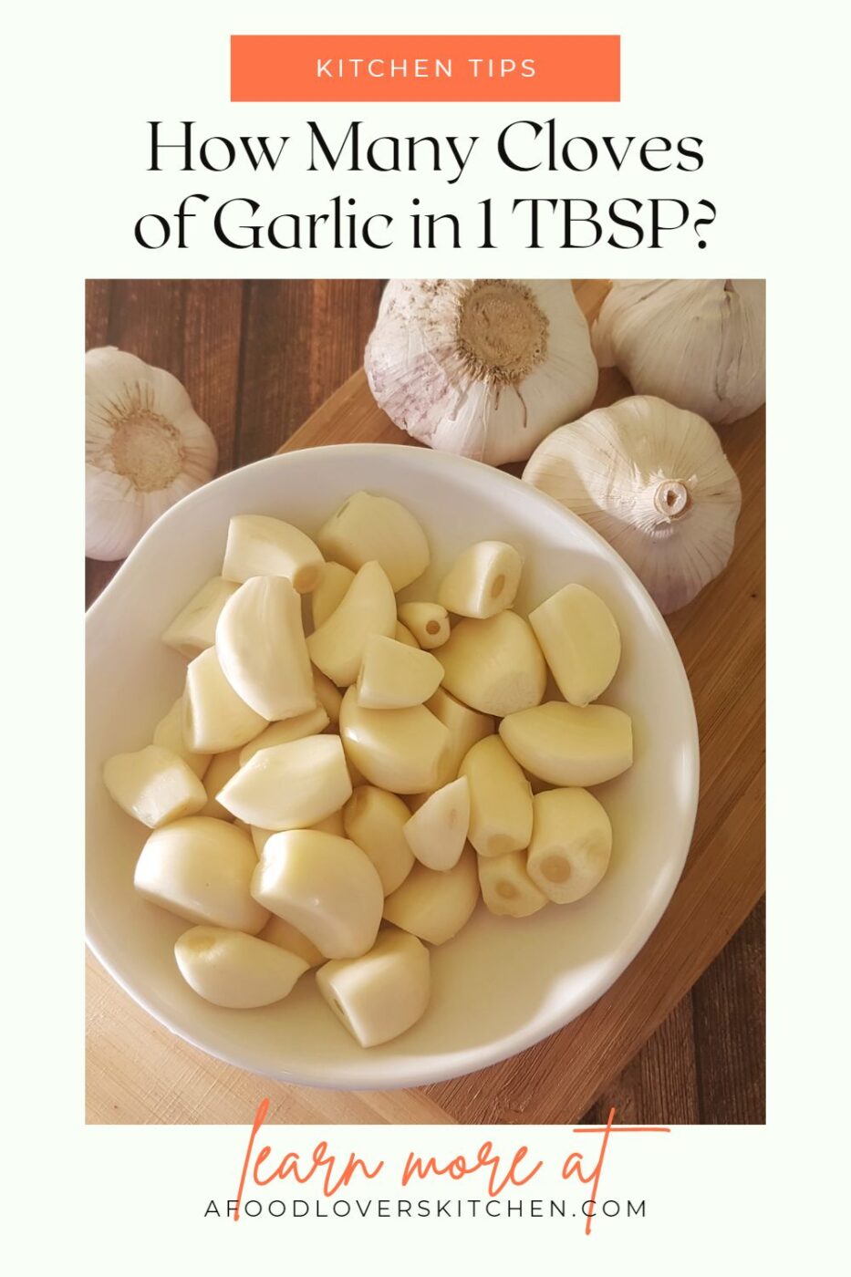 Peeled garlic cloves in a bowl