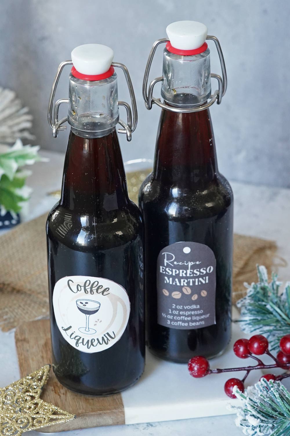 homemade coffee liqueur