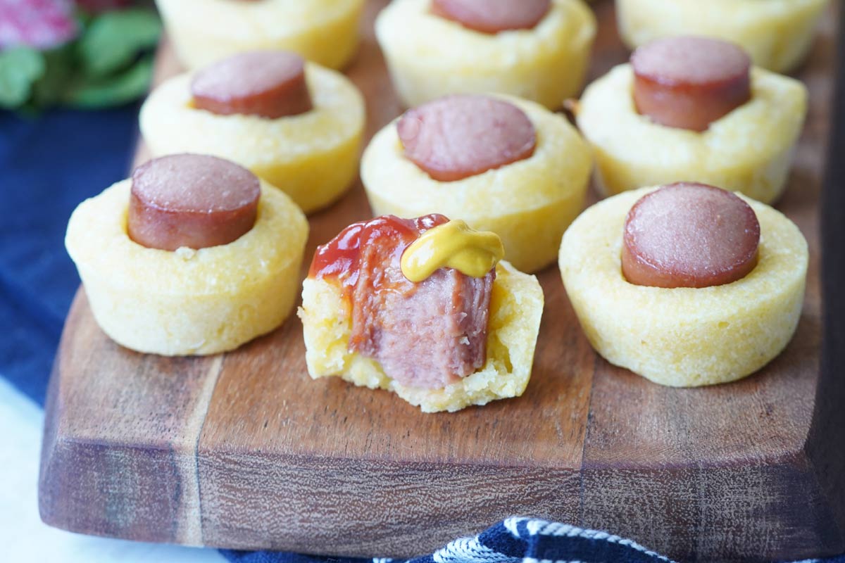 corn dog bites