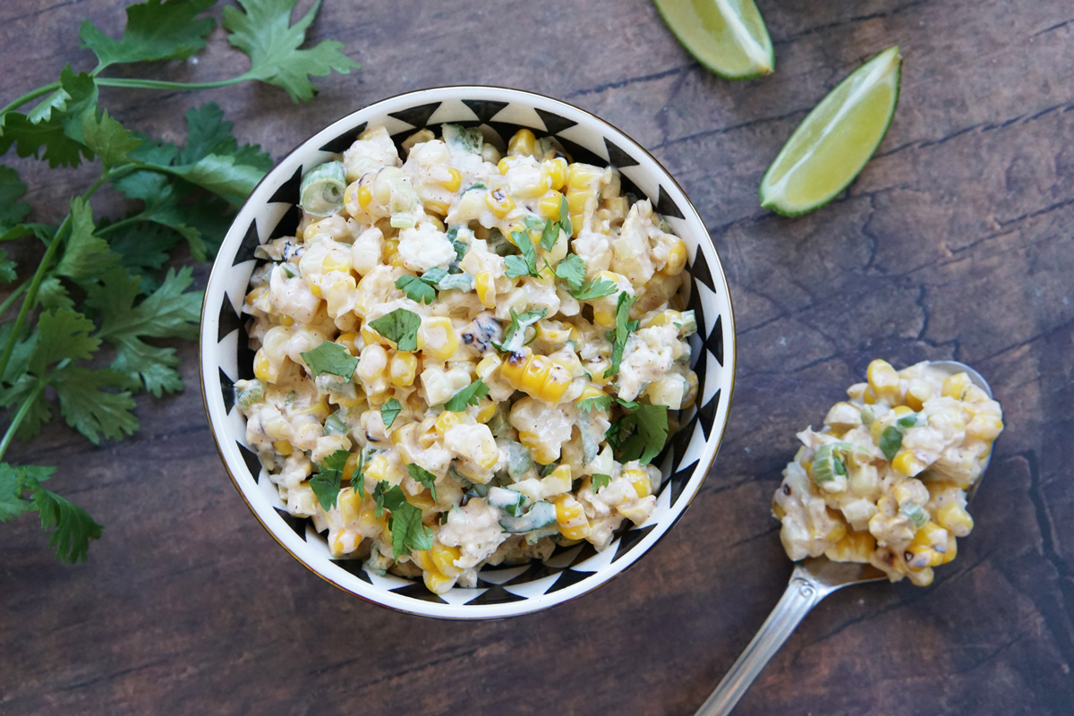 Mexican street corn salad