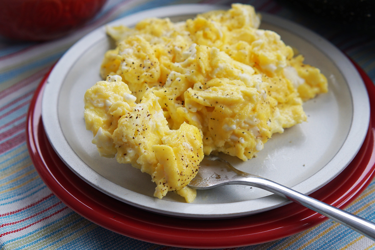 cottage cheese scrambled eggs