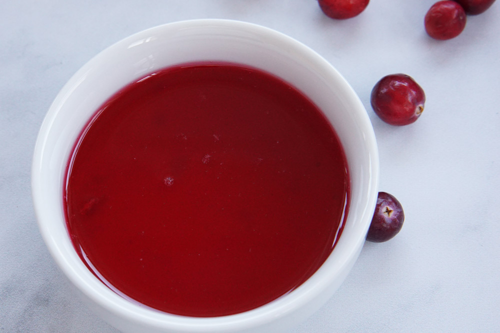 cranberry simple syrup