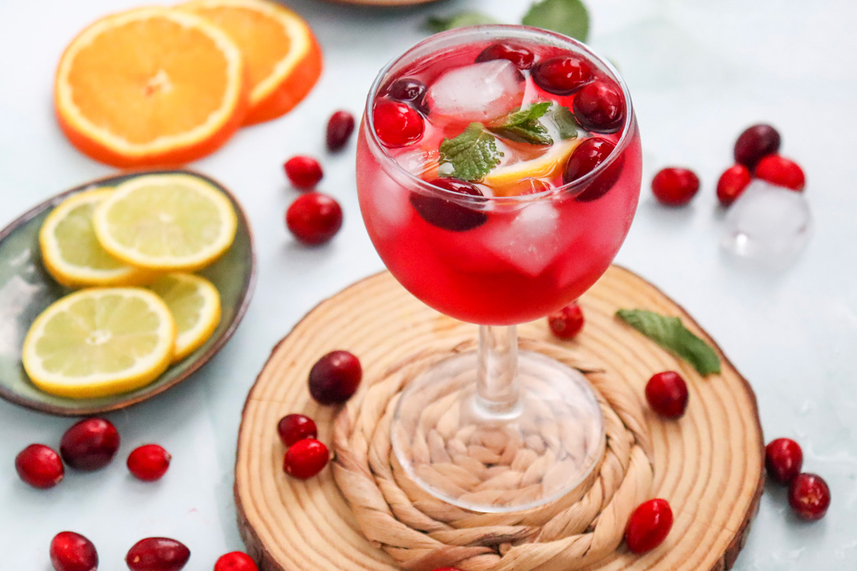 cranberry spritzer