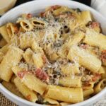 creamy Italian sausage rigatoni