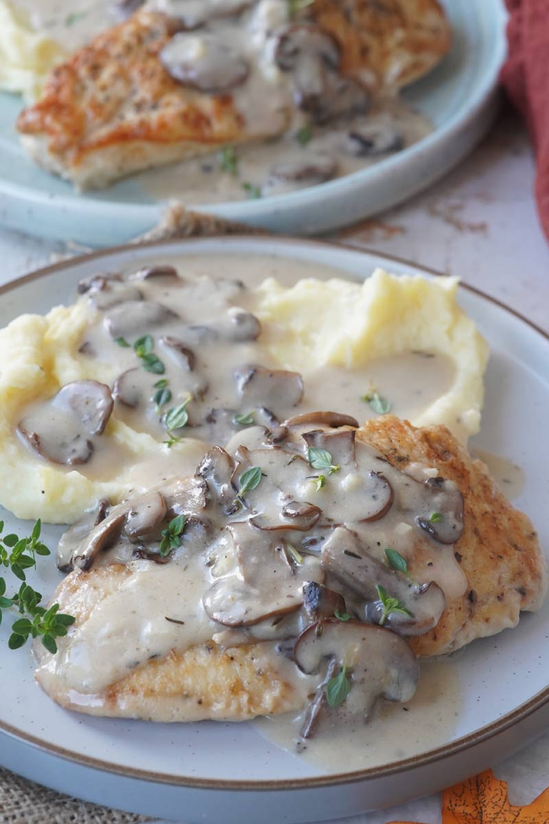 creamy mushroom chicken
