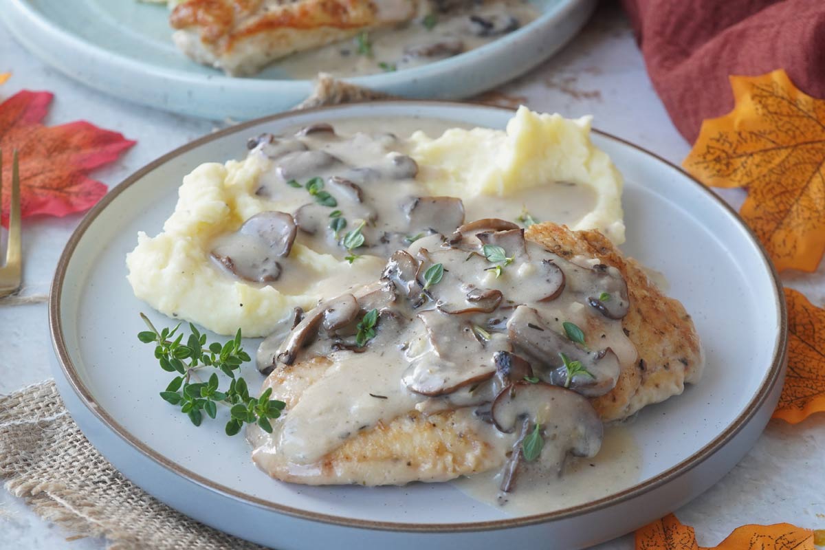 creamy mushroom chicken