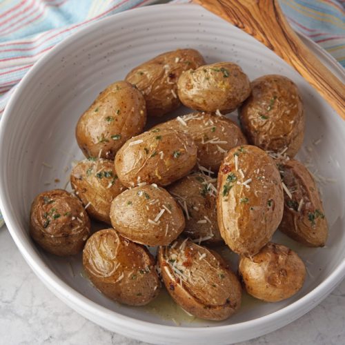 Roasted baby potatoes
