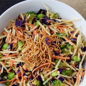 Asian Slaw with Dressing
