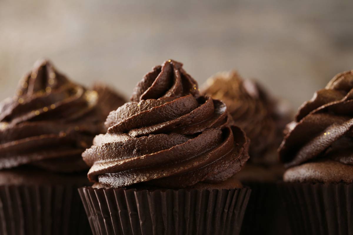 dark chocolate cupcakes